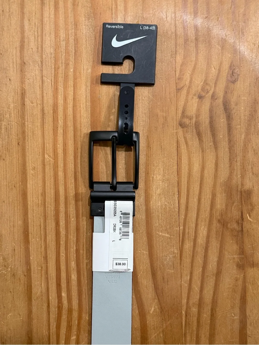 NWT Nike Reversible Synthetic Leather Belt